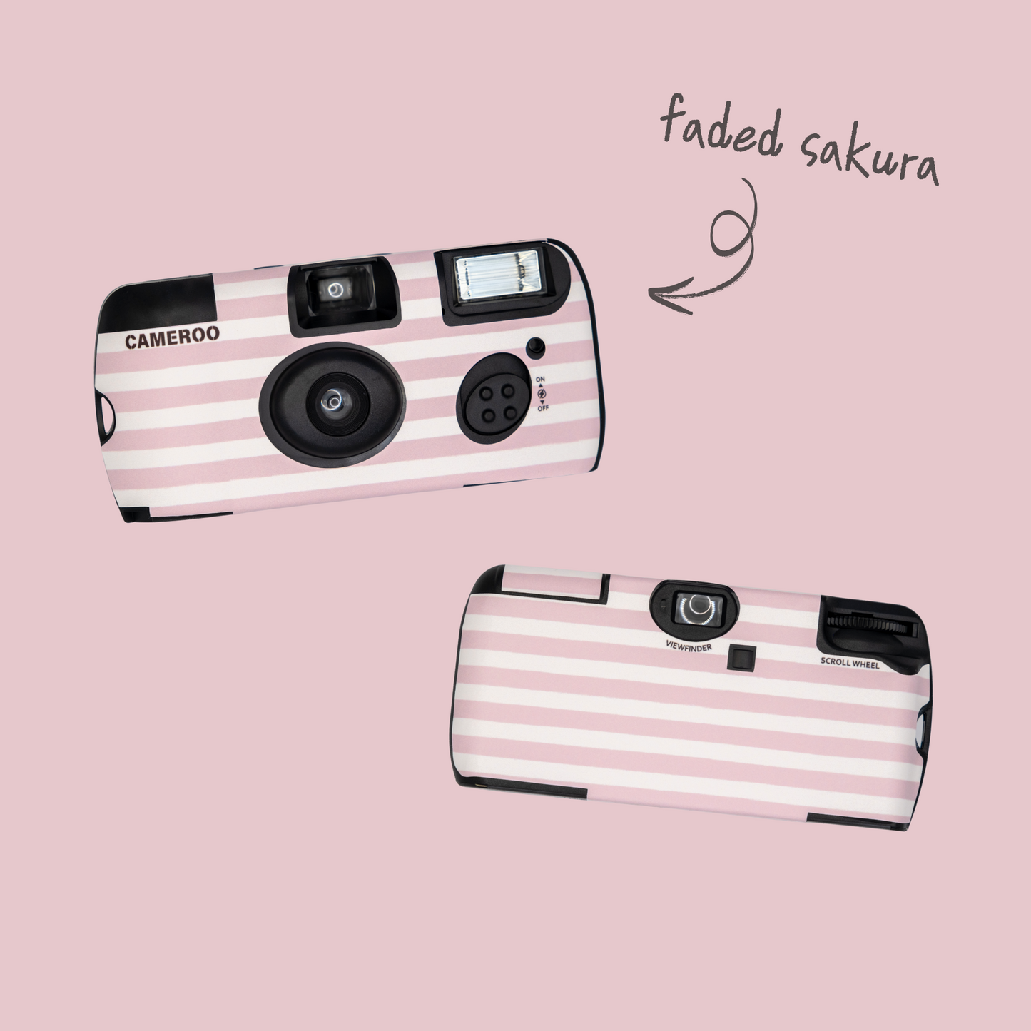Cameroo Disposable Camera - Soft Stripe