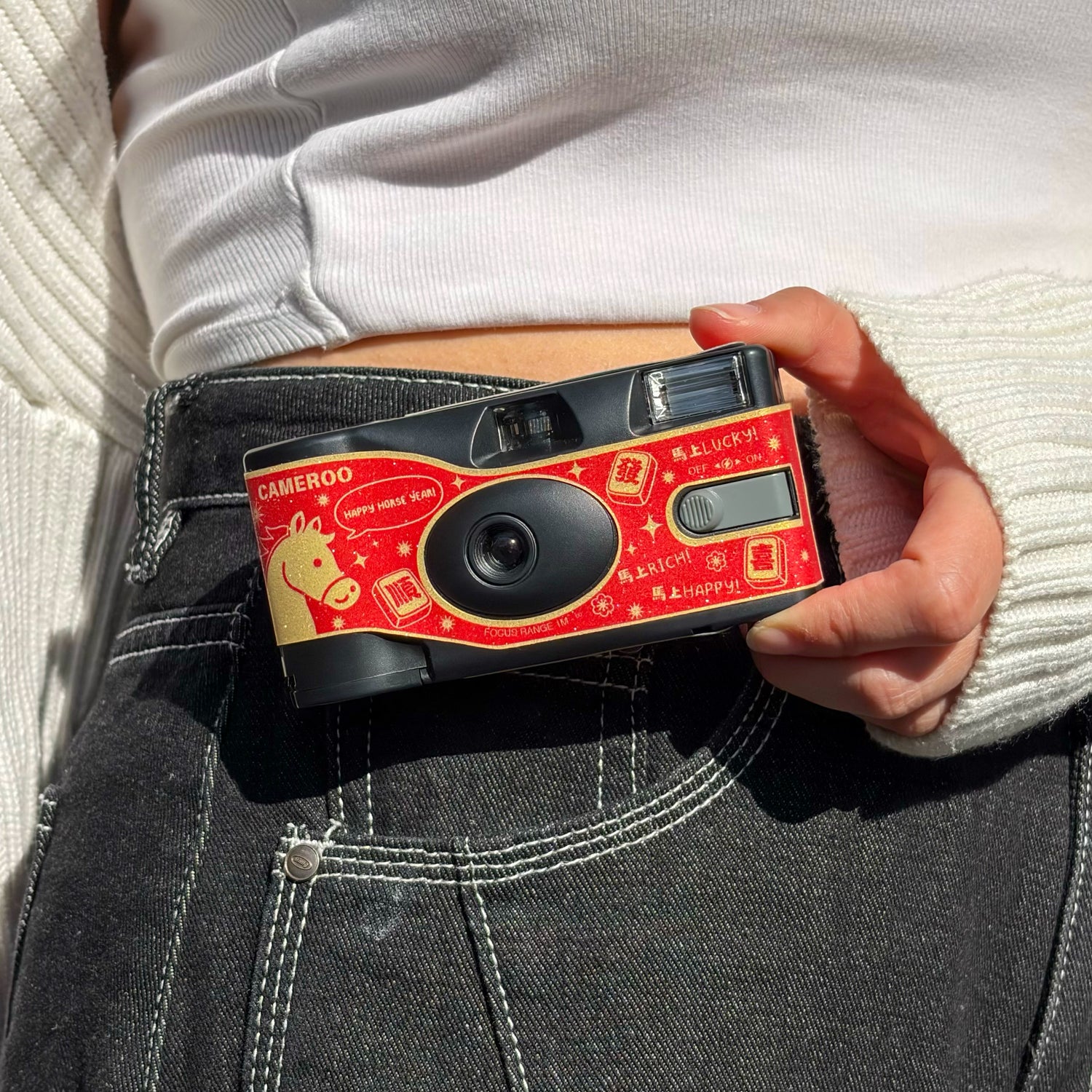 Chinese New Year Horse special edition red 35mm Cameroo film camera