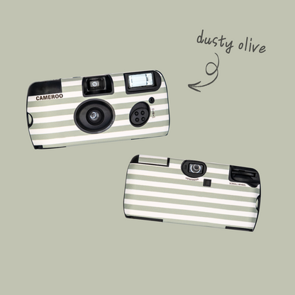 Cameroo Disposable Camera - Soft Stripe