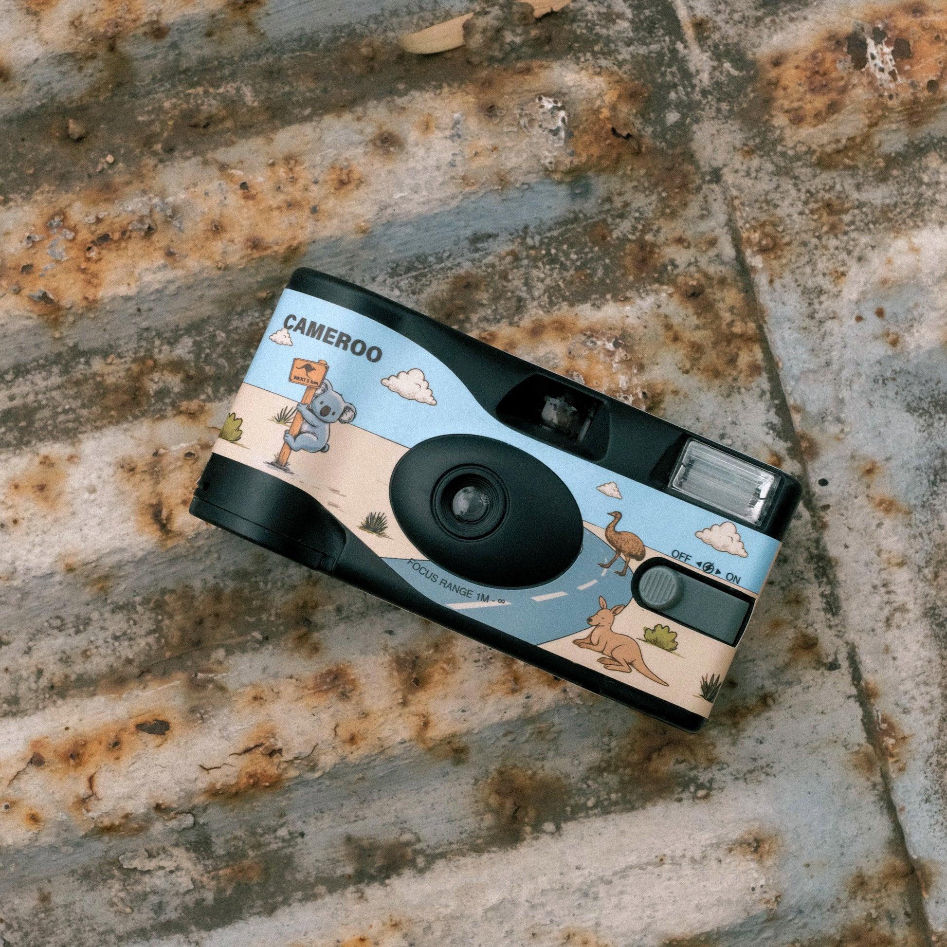 Cameroo Australia themed disposable camera ready to use with film included